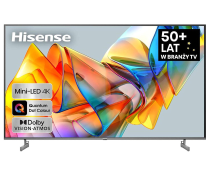 Telewizor 55" Hisense 55U6KQ 55" MINILED 4K Dolby Vision Dolby Atmos
